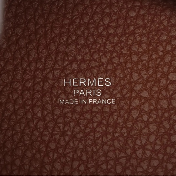 Hermes Picotan Lock Eclat PM Taurillon Clemence Swift Gold Ebene - Picture 8 of 8